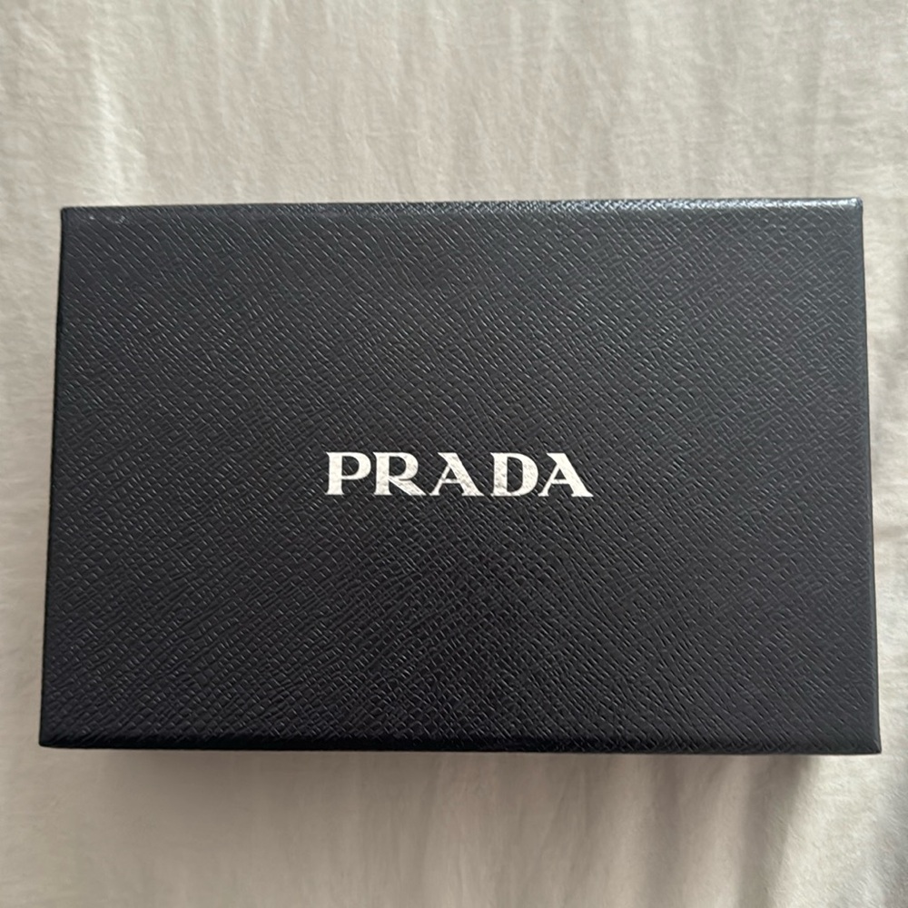 PRADA authentic storage gift box - box only!!! No wallet! Great condition!